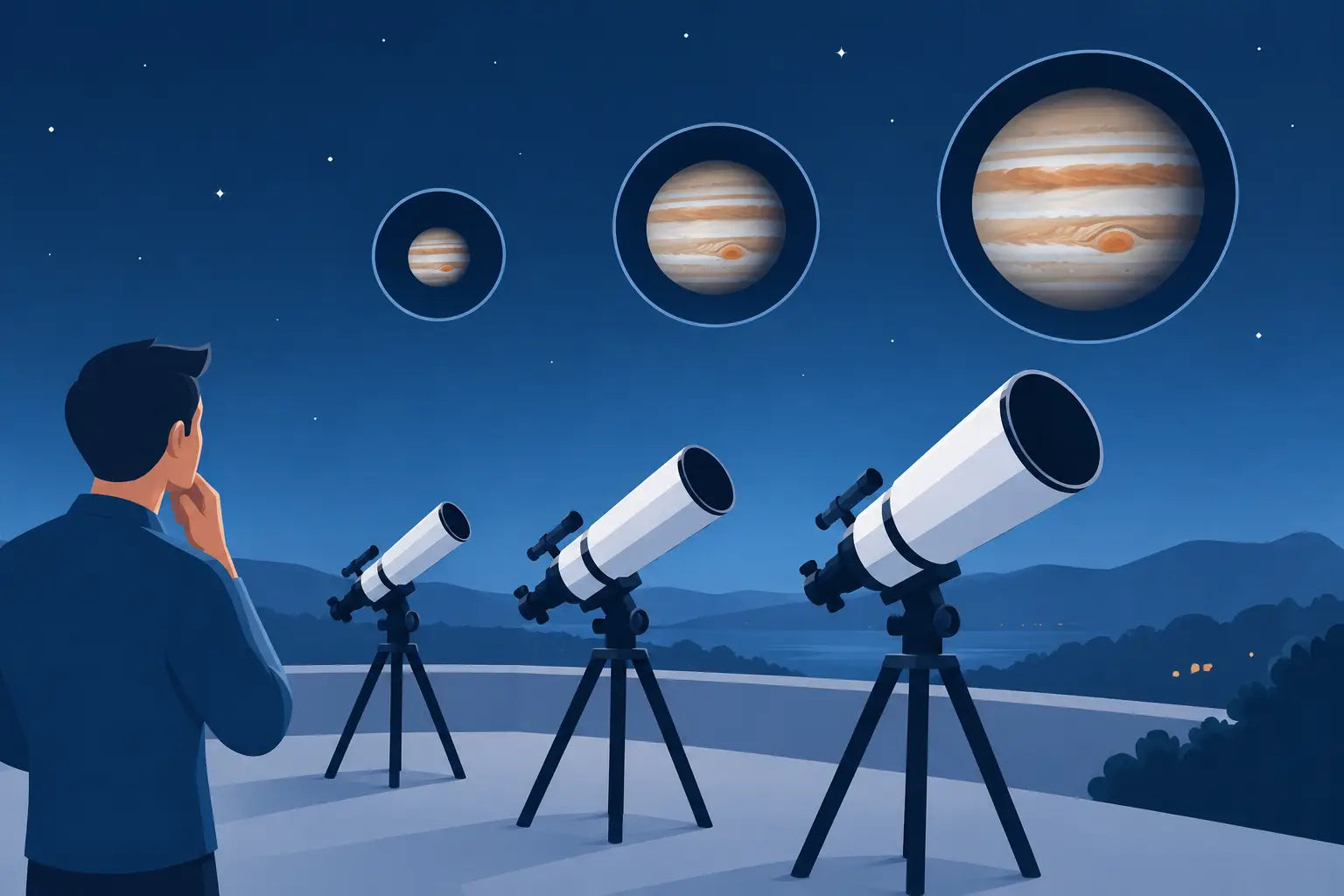 Choosing the Right Telescope Aperture for Planets