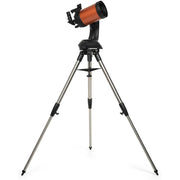 Celestron NexStar 5SE Schmidt-Cassegrain computerized telescope with tripod and optical tube for stargazing and astronomy.