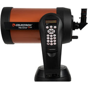 Celestron NexStar 8SE Schmidt-Cassegrain computerized telescope with optical tube and mount visible in the image