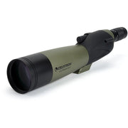 Celestron Ultima 80 straight zoom spotting scope with adjustable eyepiece and sturdy tripod for wildlife and nature viewing.