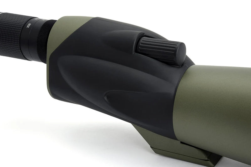 Celestron Ultima 80 straight zoom spotting scope with adjustable eyepiece and sturdy build for outdoor nature viewing.