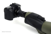 Celestron Ultima 80 straight zoom spotting scope with adjustable eyepiece and durable body, ideal for outdoor viewing.