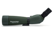 Celestron Regal M2 80 ED zoom spotting scope with adjustable eyepiece and sturdy tripod for outdoor wildlife and nature viewing.