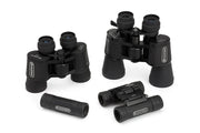 Celestron UpClose G2 10x50 Porro binoculars with large objective lenses and sturdy rubber armor for outdoor viewing.