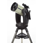 Celestron CPC Deluxe 800 EdgeHD computerized Schmidt-Cassegrain telescope with mount and accessories for astronomy.