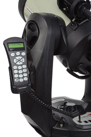 Celestron CPC Deluxe 800 EdgeHD computerized Schmidt-Cassegrain telescope with tripod and accessories for astronomy.