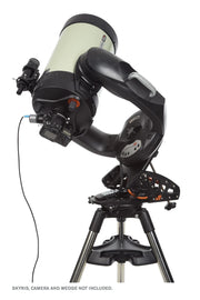 Celestron CPC 1100 GPS Schmidt-Cassegrain telescope with large optical tube and computerized mount, ideal for astrophotography and stargazing.