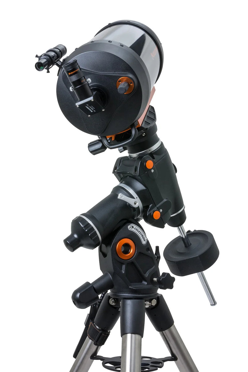 Celestron CGEM II 800 Schmidt-Cassegrain reflector telescope setup with mount and optical tube for astrophotography and stargazing.