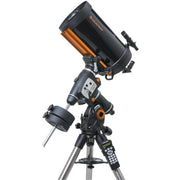 Celestron CGEM II 925 Schmidt-Cassegrain reflector telescope with optical tube and mount, ready for astronomical observation.