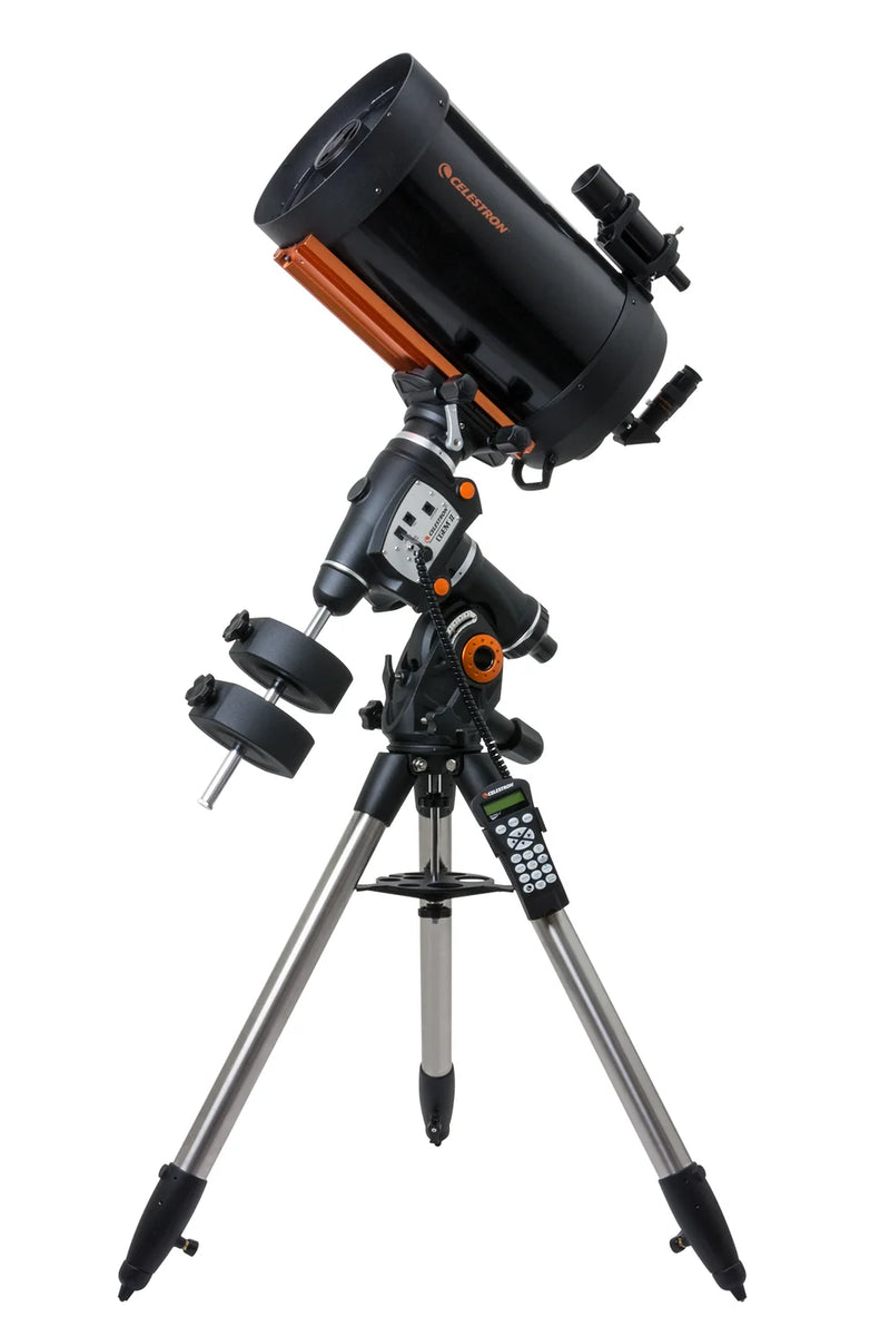 Celestron CGEM II 1100 Schmidt-Cassegrain Telescope with black optical tube and mount setup for astronomical observing.