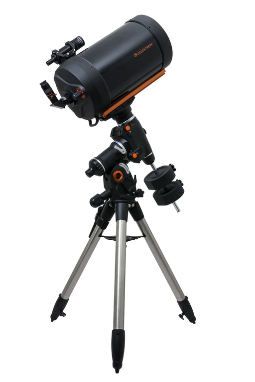 Celestron CGEM II 1100 Schmidt-Cassegrain reflector telescope with a large optical tube and mount for astrophotography and stargazing.