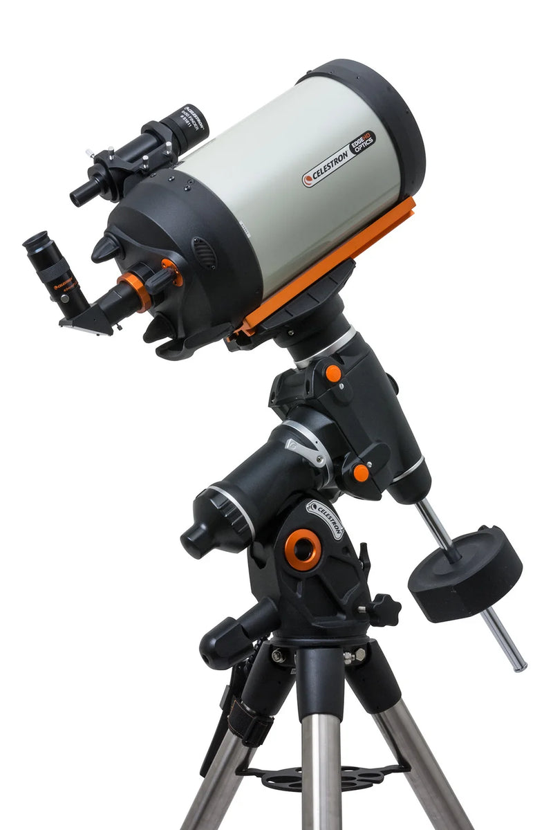 Celestron CGEM II 800 EdgeHD Schmidt-Cassegrain telescope with mount and optical tube, designed for astrophotography and stargazing.
