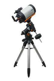 Celestron CGEM II 800 EdgeHD Schmidt-Cassegrain telescope with mounted optical tube and tripod, showcasing its professional astronomical design.