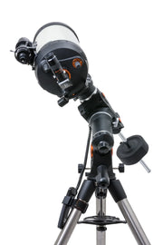 Celestron CGEM II 800 EdgeHD Schmidt-Cassegrain telescope with tripod and optical tube in a clear outdoor setting