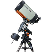 Celestron CGEM II 1100 EdgeHD Schmidt-Cassegrain telescope with mount and optical tube in a clear view.