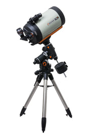 Celestron CGEM II 1100 EdgeHD Schmidt-Cassegrain telescope with mount, featuring a large optical tube and advanced control system.
