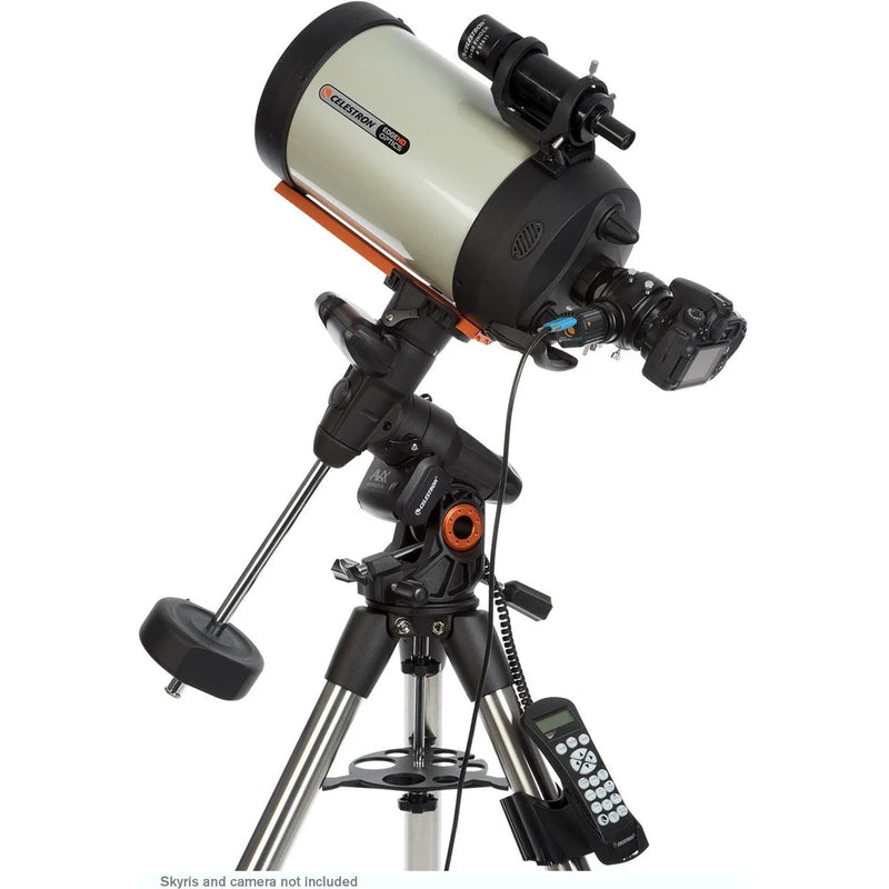 Celestron Advanced VX 8-inch EdgeHD telescope with mount, showcasing the optical tube and tripod setup for astrophotography.