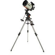 Celestron Advanced VX 8-inch EdgeHD telescope with mount and tripod, reflecting optical design for astronomy observation.