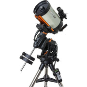 Celestron CGX computerized mount with tripod and EdgeHD telescope setup for astrophotography and astronomical observation.