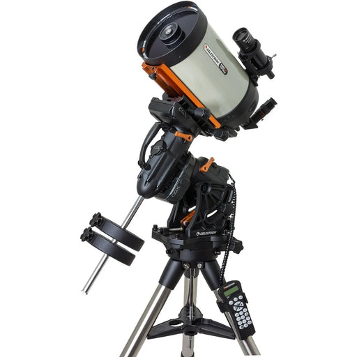 Celestron CGX computerized mount with tripod and EdgeHD telescope setup for astrophotography and astronomical observation.