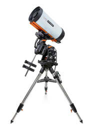 Celestron CGX 8" Rowe-Ackermann Schmidt Astrograph reflecting telescope with mounted optical tube and astrophotography accessories