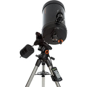 Celestron Advanced VX 11-inch Schmidt-Cassegrain Telescope with equatorial mount and optical tube for astrophotography and stargazing.