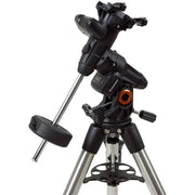 Celestron Advanced VX 11-inch Schmidt-Cassegrain telescope with tripod and mount, ready for astronomical observation.