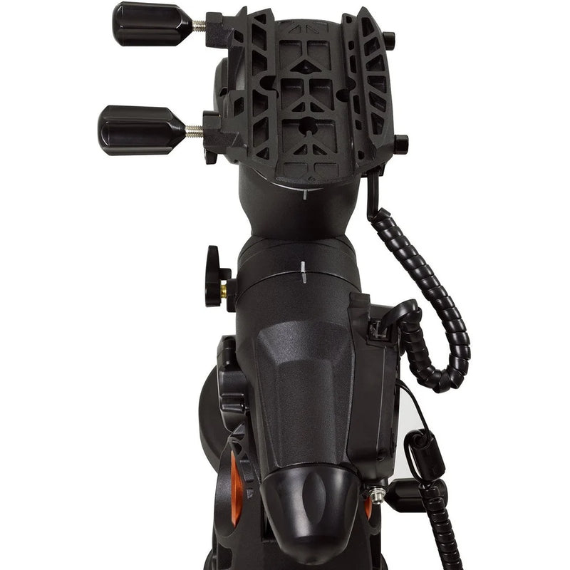 Celestron Advanced VX 11-inch Schmidt-Cassegrain telescope with sturdy mount and optical tube for astrophotography and stargazing.