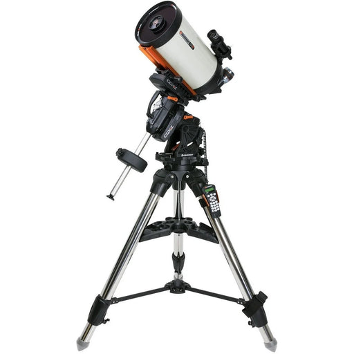 Celestron CGX-L 925 EdgeHD Schmidt-Cassegrain telescope with tripod and accessories in a detailed view