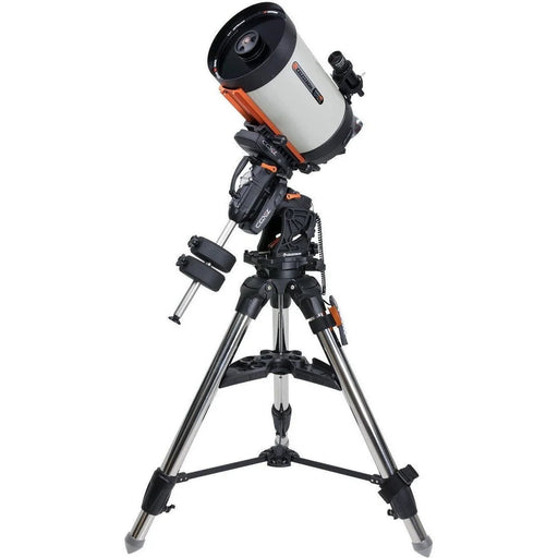 Celestron CGX-L 1100 EdgeHD Schmidt-Cassegrain telescope with tripod and accessories, showcasing the observatory-grade astrophotography setup