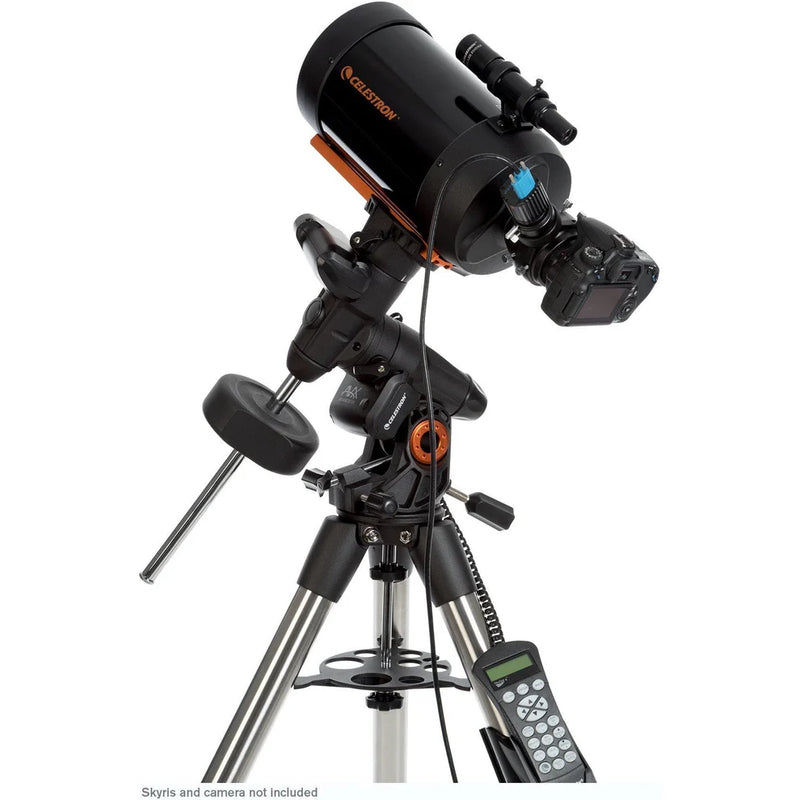 Celestron Advanced VX 6-inch Schmidt-Cassegrain telescope with mount and accessories, designed for amateur astronomy observation.