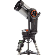 Celestron NexStar Evolution 6-inch Schmidt-Cassegrain telescope with computerized mount and optical tube for astrophotography and stargazing.