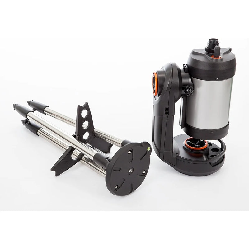 Celestron NexStar Evolution 6-inch Schmidt-Cassegrain telescope with adjustable mount and optical tube for stargazing and astronomical observation.