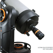 Celestron NexStar Evolution 6-inch Schmidt-Cassegrain telescope with motorized mount and control panel, ready for astronomical observation.