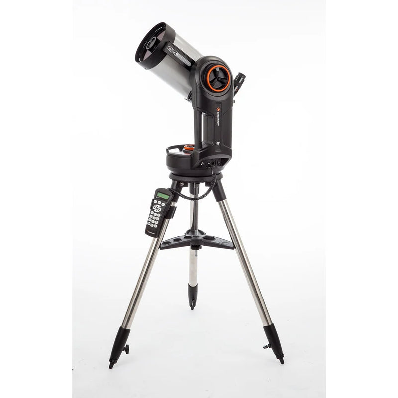 Celestron NexStar Evolution 6-inch Schmidt-Cassegrain Telescope with computer mount and adjustable tripod.