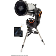 Celestron NexStar Evolution 8-inch Schmidt-Cassegrain telescope with integrated Wi-Fi and portable design for astrophotography and stargazing