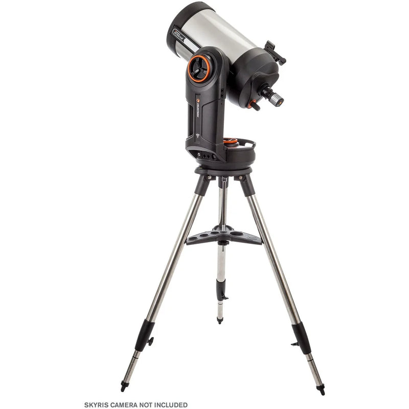 Celestron NexStar Evolution 8-inch Schmidt-Cassegrain telescope with motorized mount and integrated control panel.