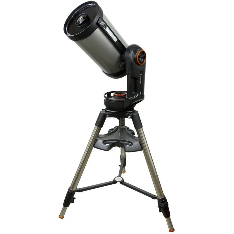 Celestron NexStar Evolution 9.25-inch Schmidt-Cassegrain telescope with integrated Wi-Fi and computerized mount for astronomy viewing.