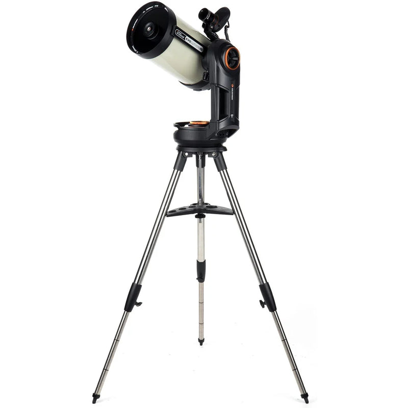Celestron NexStar Evolution 8-inch EdgeHD Schmidt-Cassegrain telescope with StarSense auto-align system and electronic control.