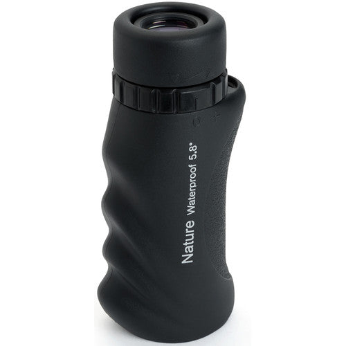 Celestron Nature 10x25 monocular with compact design, black body, and textured grip for outdoor wildlife observation.