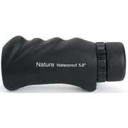 Celestron Nature 10x25 monocular with compact design and textured grip, perfect for outdoor wildlife viewing.