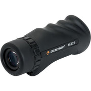 Celestron Nature 10x25 monocular with compact design, black body, and textured grip for outdoor wildlife observation.