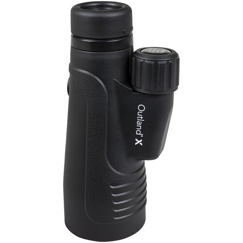 Celestron Outland X 10x50 monocular with smartphone adapter, compact outdoor binoculars for nature observation.