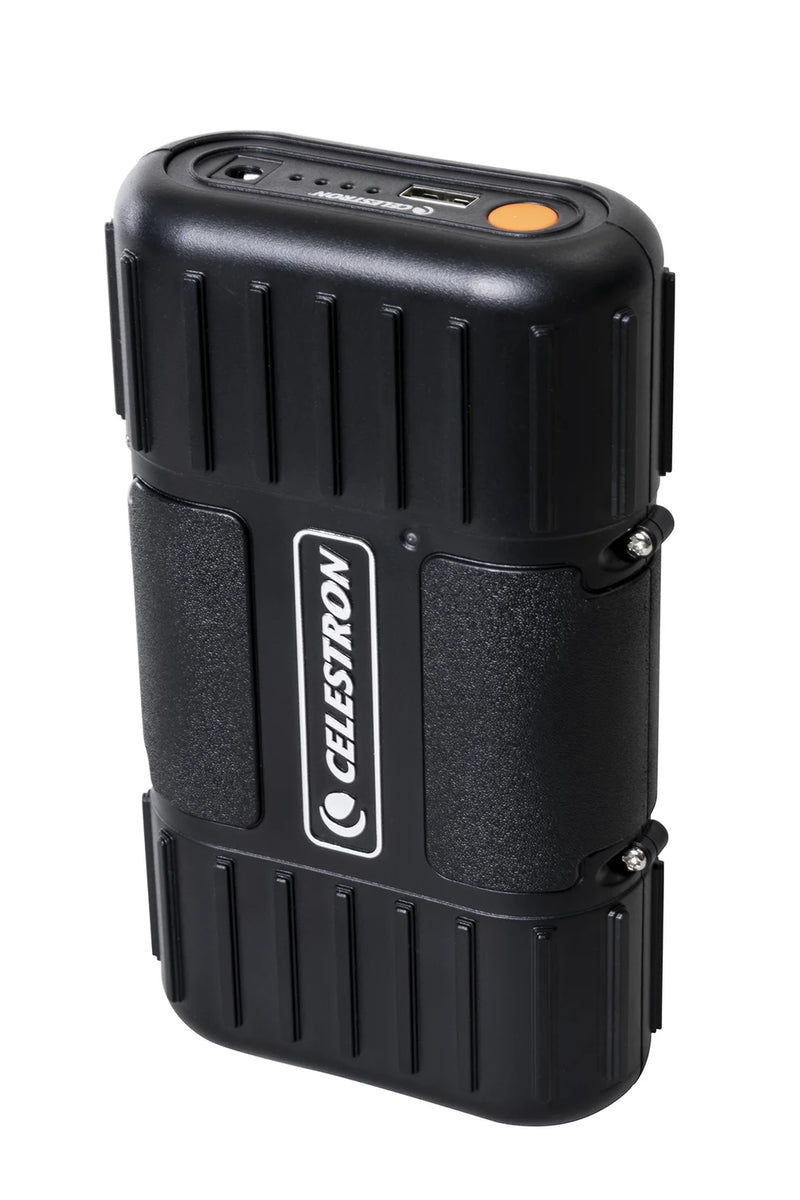 Celestron PowerTank Lithium LT portable power bank with multiple ports for electronics and outdoor camping use