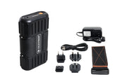 Celestron PowerTank Lithium LT portable power bank with multiple output ports and compact design for electronic device charging.