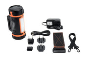 Celestron PowerTank Lithium portable rechargeable battery pack for astronomy accessories, with multiple output ports and compact design.