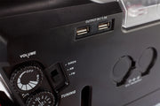 Celestron PowerTank 17 portable 12V 17Ah battery pack showing the compact, rectangular design with input/output ports.