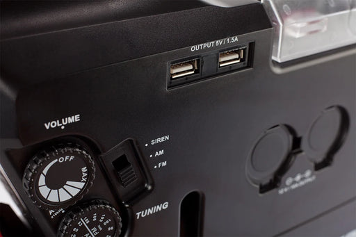 Celestron PowerTank 17 portable 12V 17Ah battery pack showing the compact, rectangular design with input/output ports.