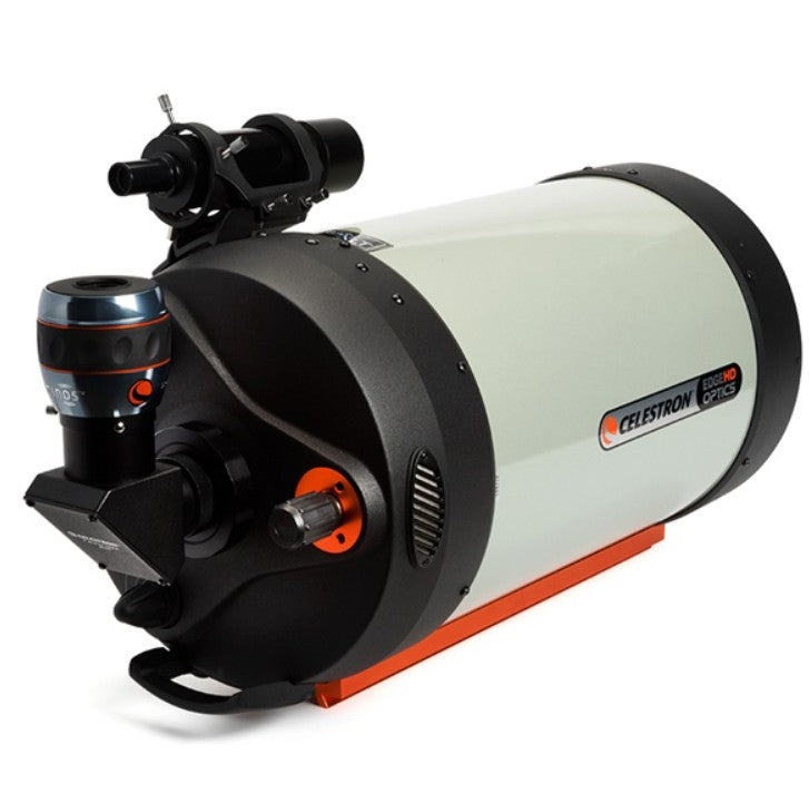 Celestron CGX 1100 EdgeHD Schmidt-Cassegrain telescope with mount and accessories, suitable for astrophotography and stargazing.