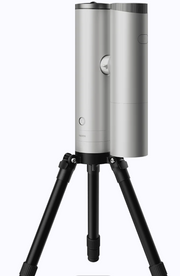 Vaonis Atlas Single telescope with 80mm imaging module, featuring sleek design and optical components for astrophotography.